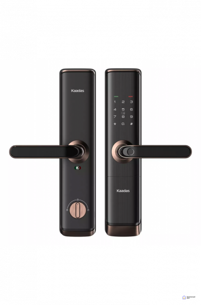 ЭЛЕКТРОННЫЙ ДВЕРНОЙ ЗАМОК KAADAS S110-5W COOPER С ОТПЕЧАТКОМ ПАЛЬЦА